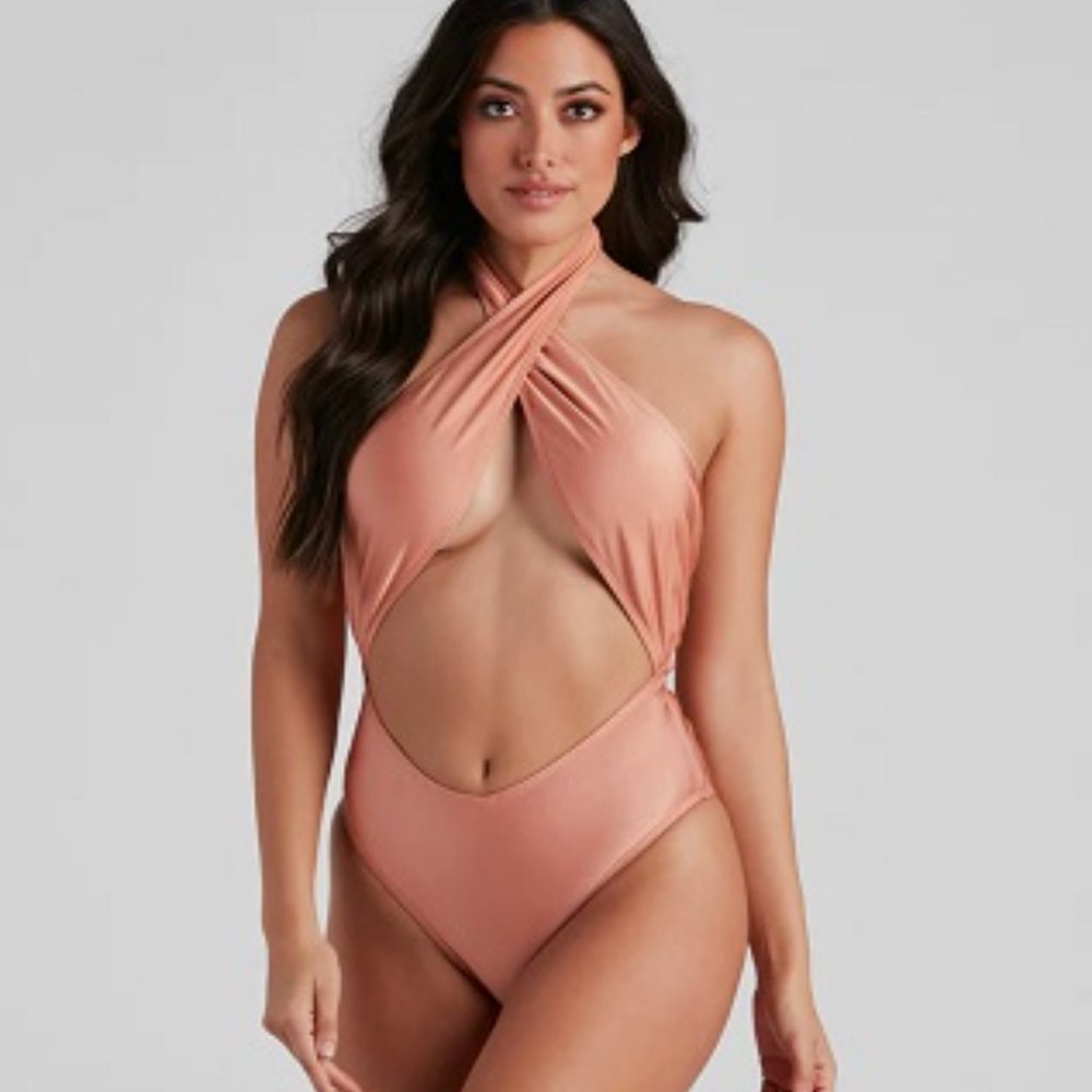 New with Tags 🍑🍒Bronzed Beauty One-Piece Swimsuit